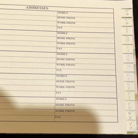 Brand New Hardback phone and address Book - Picture 7 of 9